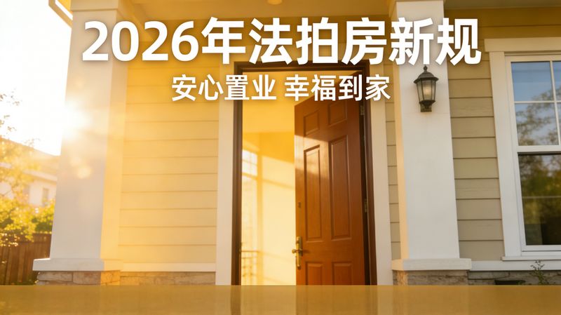 法拍房、工抵房新规深度解读：2026年4月的变革逻辑与实操要点